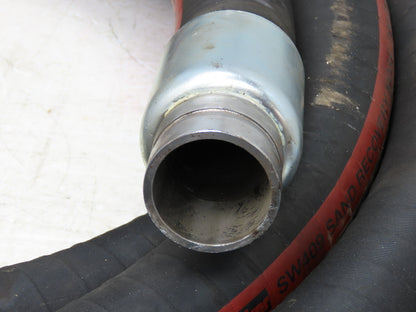 Parker SW409  2"x 49' Sand Recovery Vacuum Suction Rubber Hose Red Stripe 200psi