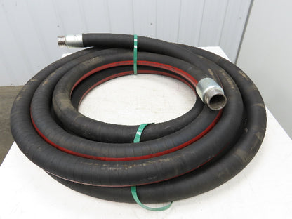 Parker SW409  2"x 49' Sand Recovery Vacuum Suction Rubber Hose Red Stripe 200psi