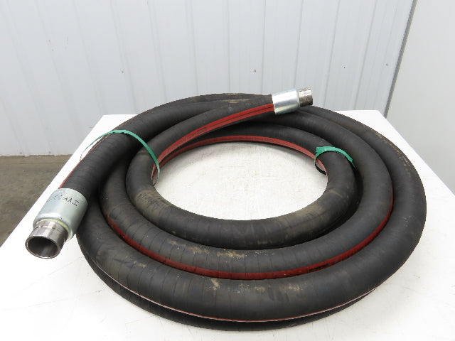 Parker SW409  2"x 49' Sand Recovery Vacuum Suction Rubber Hose Red Stripe 200psi