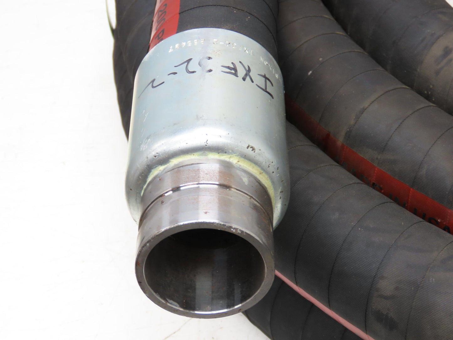 Parker SW409  2"x 49' Sand Recovery Vacuum Suction Rubber Hose Red Stripe 200psi