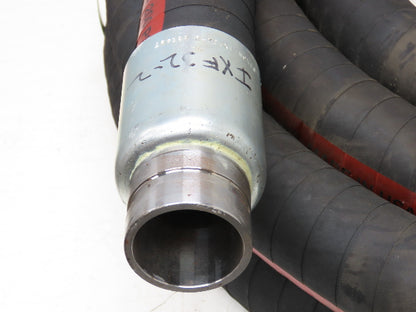 Parker SW409  2"x 49' Sand Recovery Vacuum Suction Rubber Hose Red Stripe 200psi