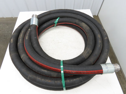 Parker SW409  2"x 49' Sand Recovery Vacuum Suction Rubber Hose Red Stripe 200psi