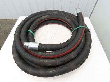 Parker SW409  2"x 49' Sand Recovery Vacuum Suction Rubber Hose Red Stripe 200psi