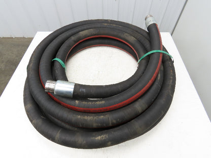 Parker SW409  2"x 49' Sand Recovery Vacuum Suction Rubber Hose Red Stripe 200psi
