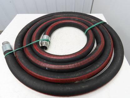 Parker SW409  2"x 29' Sand Recovery Vacuum Suction Rubber Hose Red Stripe 200psi