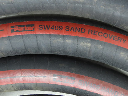 Parker SW409  2"x 29' Sand Recovery Vacuum Suction Rubber Hose Red Stripe 200psi