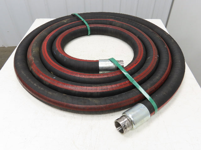 Parker SW409  2"x 29' Sand Recovery Vacuum Suction Rubber Hose Red Stripe 200psi