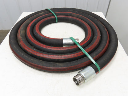Parker SW409  2"x 29' Sand Recovery Vacuum Suction Rubber Hose Red Stripe 200psi