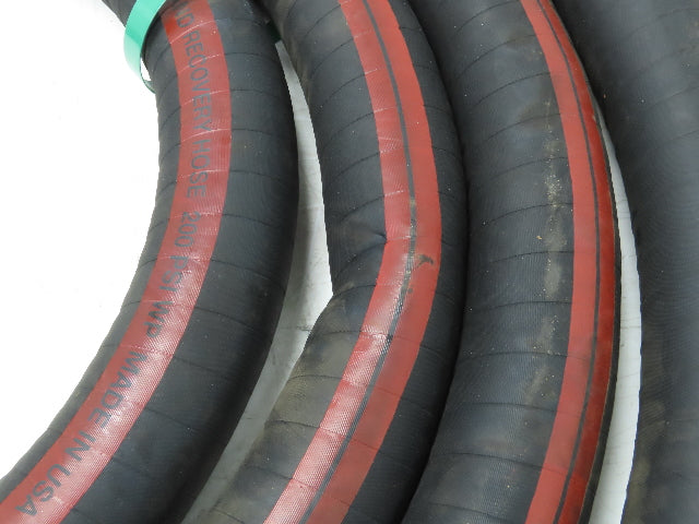 Parker SW409  2"x 29' Sand Recovery Vacuum Suction Rubber Hose Red Stripe 200psi