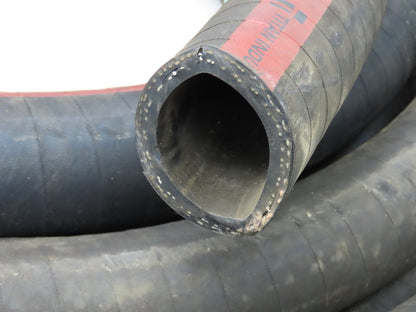 Titan SW409  2"x 48' Sand Recovery Vacuum Suction Rubber Hose Red Stripe 200psi
