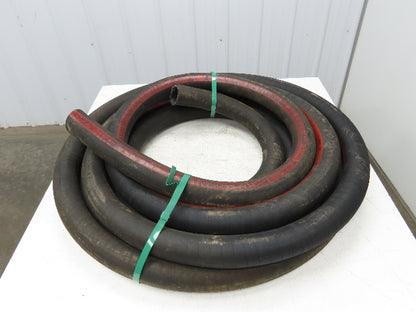 Titan SW409  2"x 48' Sand Recovery Vacuum Suction Rubber Hose Red Stripe 200psi
