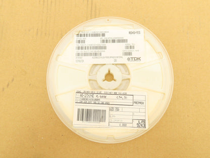 TDK C1608C0G1H220J080AA 
Ceramic Capacitors 22 pF ± 5% 50V 4000 Pieces