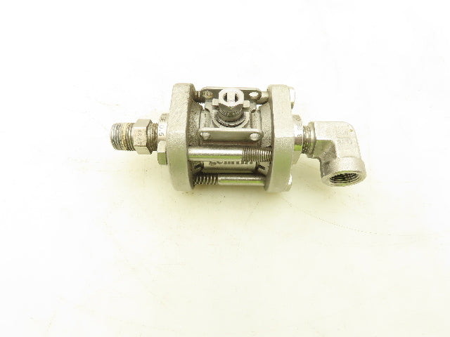 Gemini 0.5 89 6RTV6 A Pneumatic Stainless Spring-Return NC Ball Valve 1/2" NPT