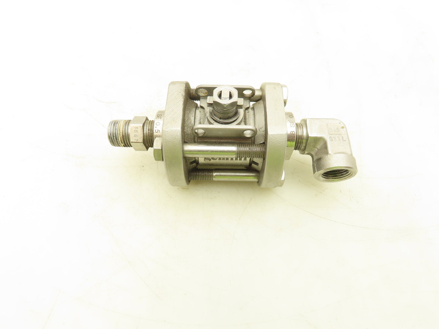 Gemini 0.5 89 6RTV6 A Pneumatic Stainless Spring-Return NC Ball Valve 1/2" NPT