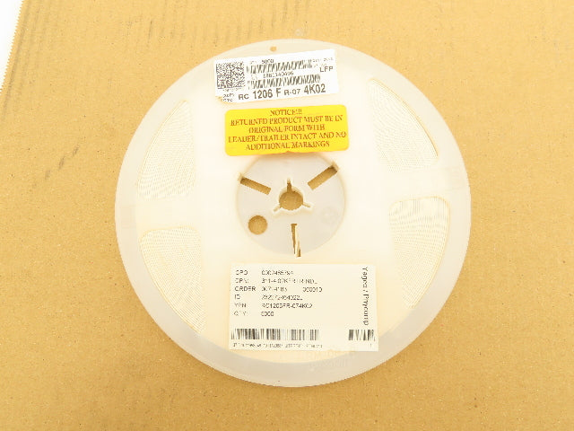 Yageo RC1206FR-074K02L Chip Resistor Tape And Reel 4.02 kOhms 1/4W 5000 Pcs