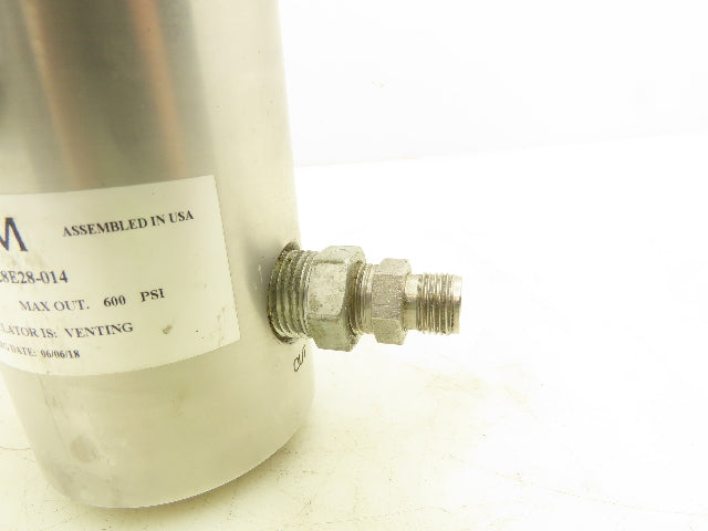 Tescom 44-4028E28-014 Stainless Diaphragm Pressure Reducing Regulator 6000 PSI