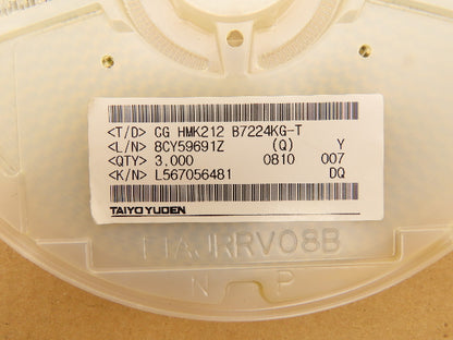 Taiyo Yuden CGHMK212B7224KG-T Ceramic Capacitors 100V ± 10% 3000 Pieces