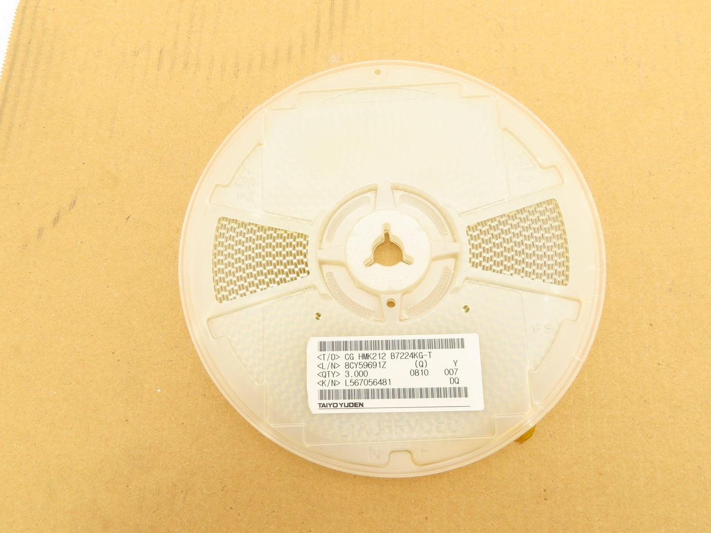 Taiyo Yuden CGHMK212B7224KG-T Ceramic Capacitors 100V ± 10% 3000 Pieces