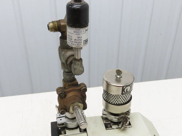Leybold Trivac D8B 2-Stage Rotary Vane Vacuum Pump 6cfm 40gpm 1Hp 230/460V 3PH