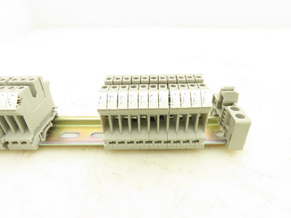 Phoenix Contact UK5N Terminal Block DIN Rail Grey Lot of 115