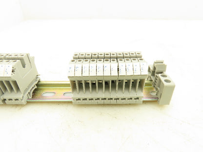 Phoenix Contact UK5N Terminal Block DIN Rail Grey Lot of 115