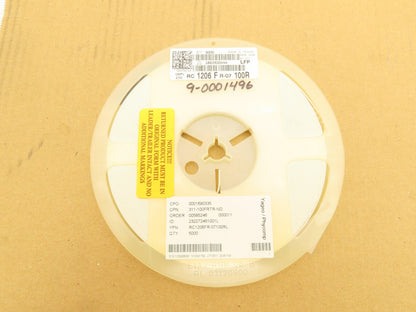 Yageo 1206FR-07100RL Chip Resistor Tape And Reel 100 Ohms ± 1% 1/4W 4500 Pcs
