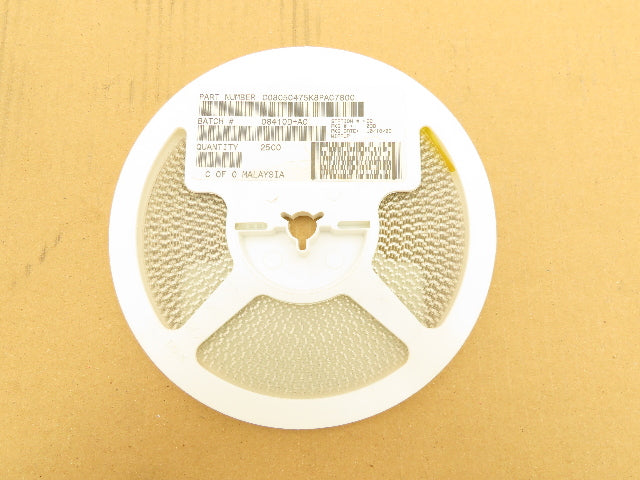 Kemet C0805C475K8PAC7800 Ceramic Capacitors 4.7 µF ± 10% 10V 2500 Pieces