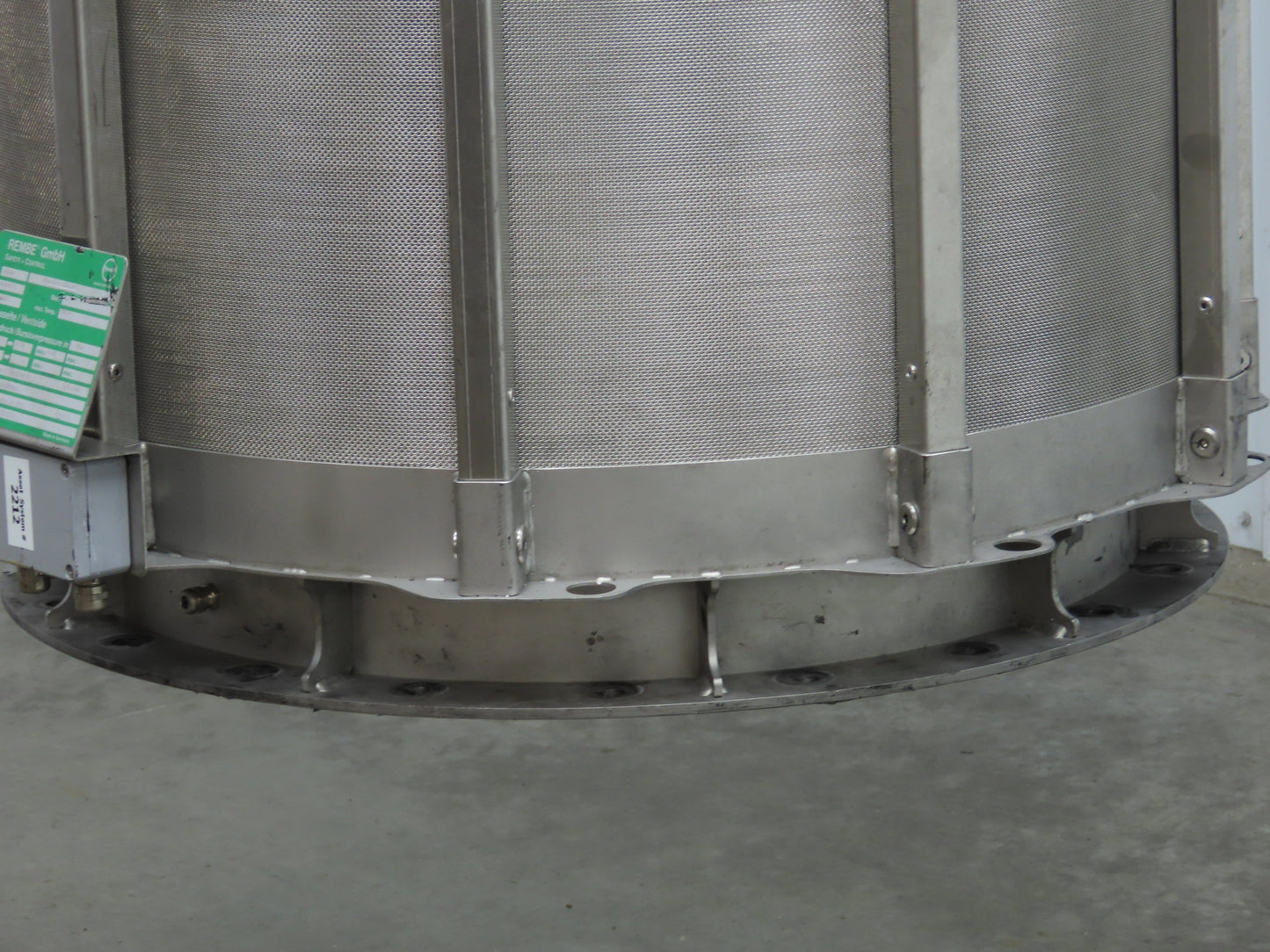 Rembe GmbH Q-Rohr 3 SS Dust Collector Flame Filter 600/24" Rupture Disc