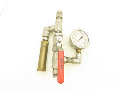 Generant HPRV-250B-N-500 Brass High Pressure Relief Valve 1/4" NPT Assembly