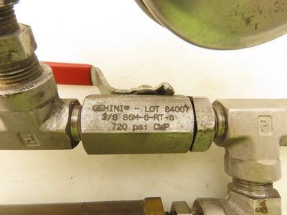 Generant HPRV-250B-N-500 Brass High Pressure Relief Valve 1/4" NPT Assembly