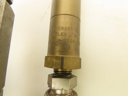 Generant HPRV-250B-N-500 Brass High Pressure Relief Valve 1/4" NPT Assembly