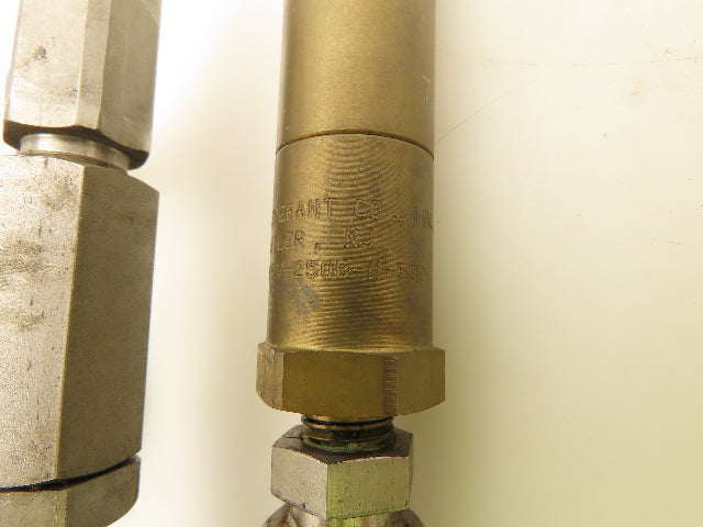 Generant HPRV-250B-N-500 Brass High Pressure Relief Valve 1/4" NPT Assembly