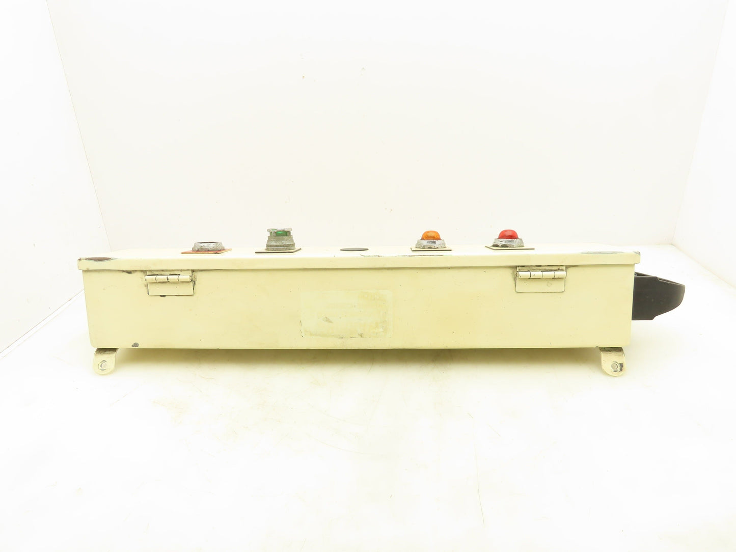 Hoffman F-44T24HC Hinged Cover Wiring Trough Electrical Box Gutter 24x4x4"