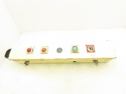 Hoffman F-44T24HC Hinged Cover Wiring Trough Electrical Box Gutter 24x4x4"