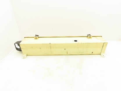 Hoffman F-44T24HC Hinged Cover Wiring Trough Electrical Box Gutter 24x4x4"