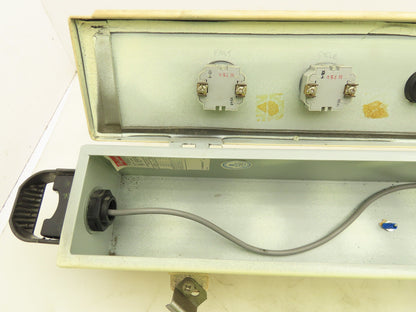 Hoffman F-44T24HC Hinged Cover Wiring Trough Electrical Box Gutter 24x4x4"