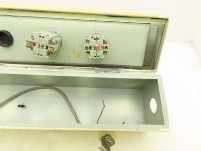 Hoffman F-44T24HC Hinged Cover Wiring Trough Electrical Box Gutter 24x4x4"