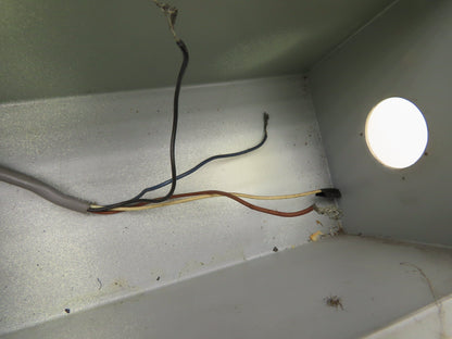 Hoffman F-44T24HC Hinged Cover Wiring Trough Electrical Box Gutter 24x4x4"