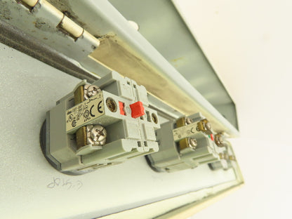 Hoffman F-44T24HC Hinged Cover Wiring Trough Electrical Box Gutter 24x4x4"