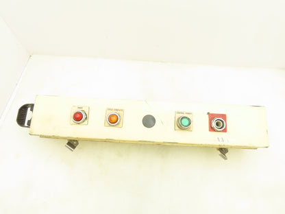Hoffman F-44T24HC Hinged Cover Wiring Trough Electrical Box Gutter 24x4x4"