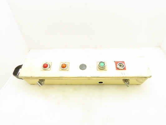 Hoffman F-44T24HC Hinged Cover Wiring Trough Electrical Box Gutter 24x4x4"