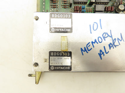 Hitachi BDG0103 GE Fanuc Memory PC Board BEH0800-01