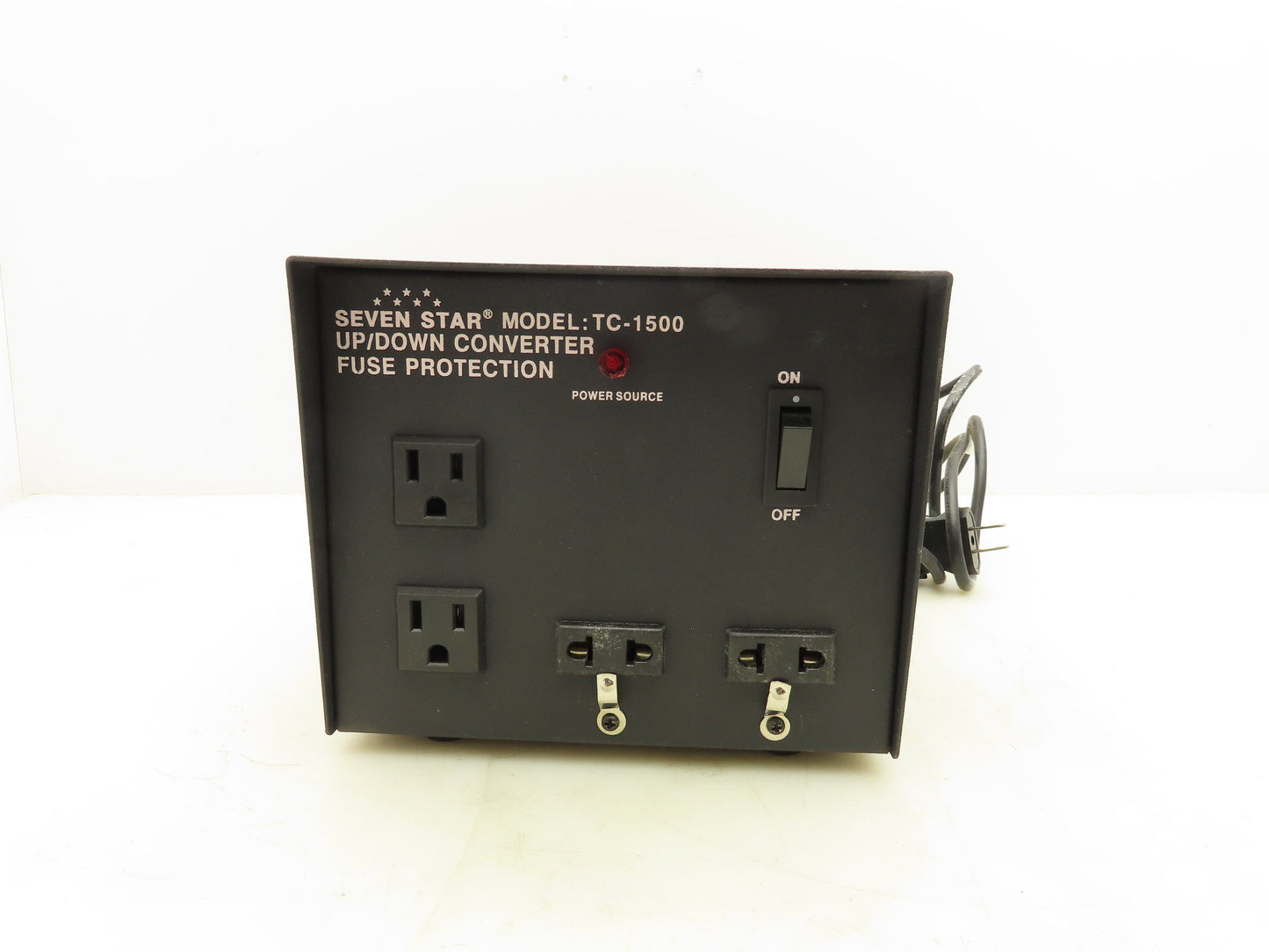 Seven Star TC-1500 Step Up/Down Voltage Transformer 1500W HV 220/240 LV110/120