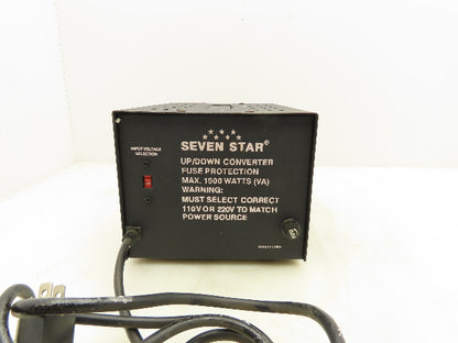 Seven Star TC-1500 Step Up/Down Voltage Transformer 1500W HV 220/240 LV110/120