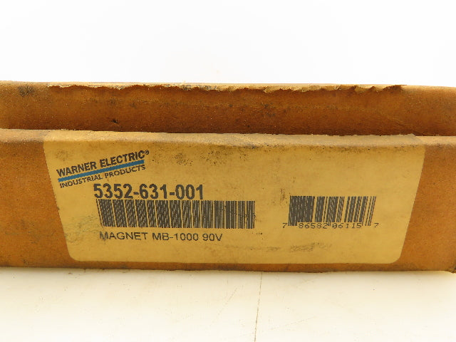 Warner Electric 5352-631-001 Electric Brake Magnet 90 Volt DC MB-1000