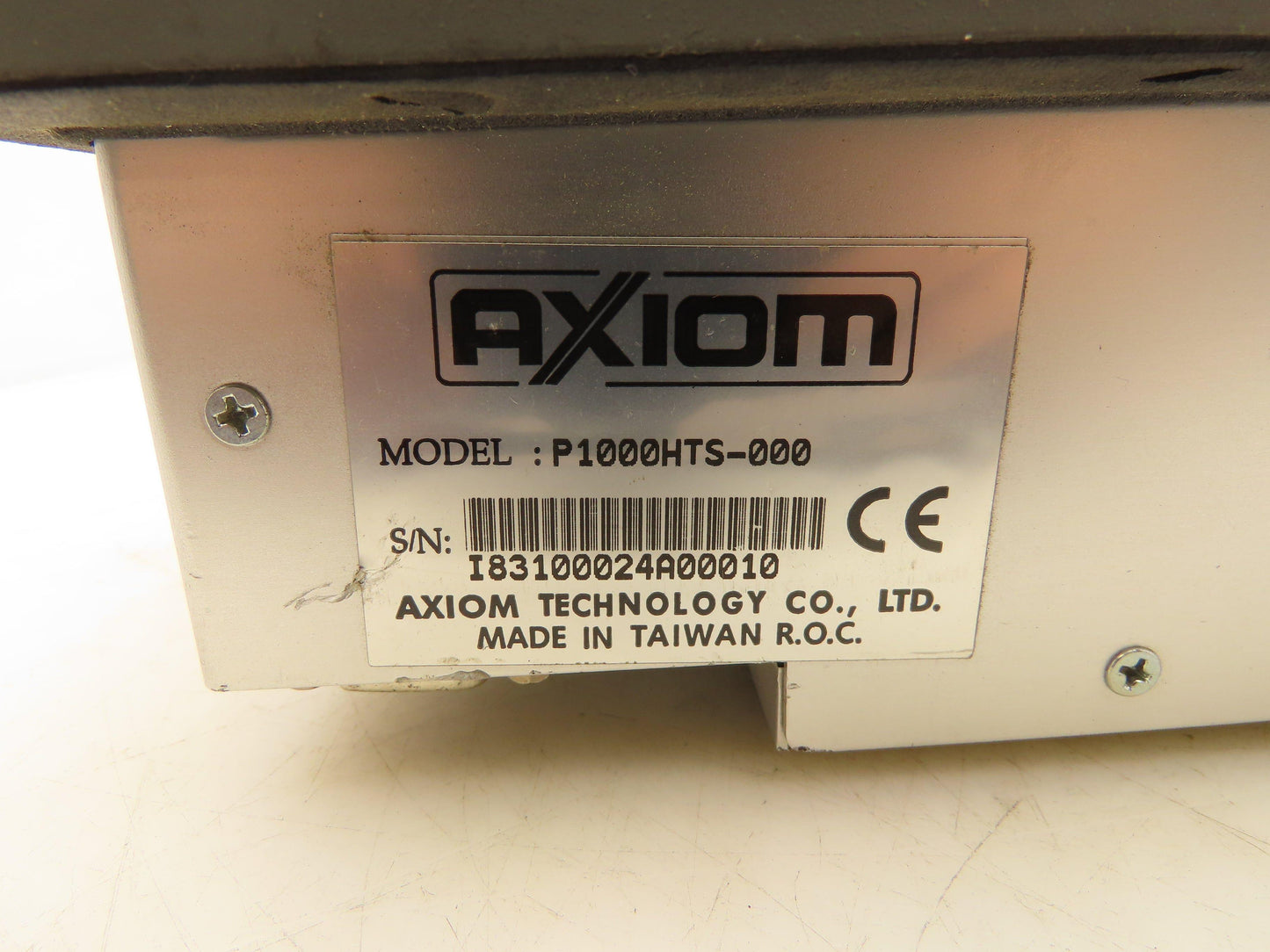 Axiom P1000HTS-000 Operator Interface Panel Display 10-1/2" Flat Screen