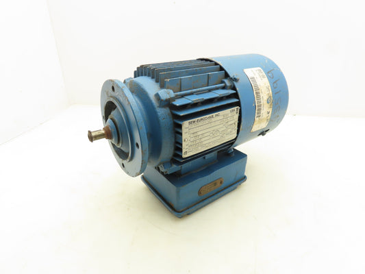 SEW Eurodrive DFT71D8/2BNHF AC Motor 0.34Hp 480V 3330RPM 230V Brake 1.85FT-Lbs