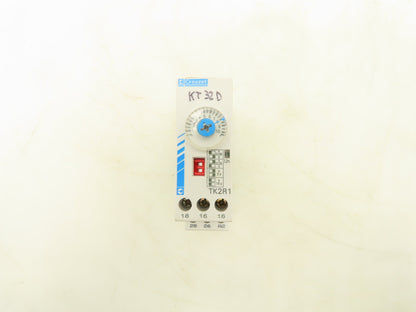 Crouzet TK2R1 Time Delay Relay 0.08-160s 240VAC 8A 24VDC Coil