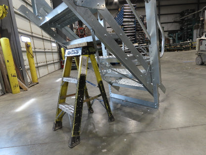 Greene Galvanized Stairs A-Series 5-Step Stair Section Farm Grain Bin 30" Steps
