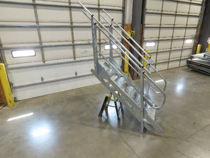 Greene Galvanized Stairs A-Series 5-Step Stair Section Farm Grain Bin 30" Steps